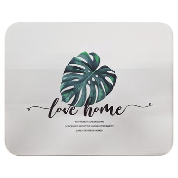 Caldo卡朵生活 珪藻土地墊  45 x 35 x 0.9cm  自然風龜背竹  1個