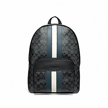 COACH 男大號雙肩背包黑灰色旅行背包 F67250~【 菲尼斯 國際精品 ★ 疊加現抵$1618 】