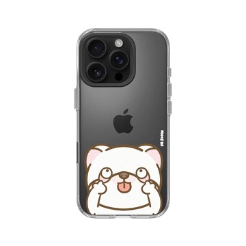 iPhone 16 Pro Clear Case（相機按鈕） 透明 - 嗨小強 Hi John - 鬼臉小強