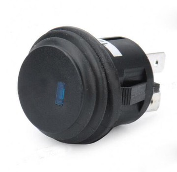 防水按鈕開關12V/20A 藍光紅光 汽車開關OFF-ON