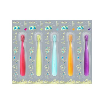 韓國【Bristik】 潔冰系列 嬰幼兒抗菌極細緻軟毛牙刷