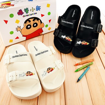 【蠟筆小新】蠟筆小新雙排扣輕量拖-多尺寸/多色可選