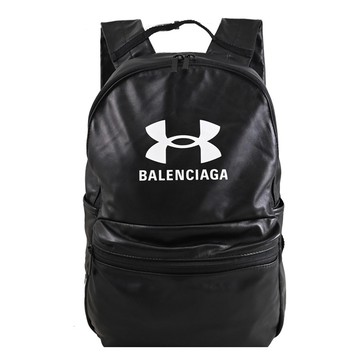 BALENCIAGA 巴黎世家 811748 Under Armour聯名款商旅後背包.黑