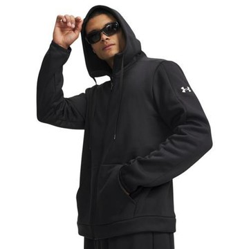 Under Armour UA 連帽外套 男裝 口袋 歐規 黑【運動世界】6010886-001