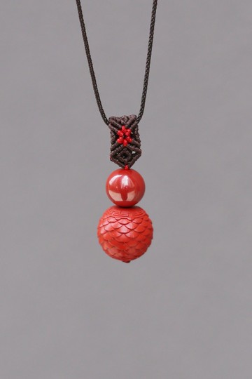 春秋原創設計 | 高含量原礦水飛砂 龍鱗珠 | 吊墜 項鏈