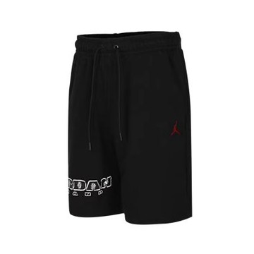 Nike As M J Brk Gfx Flc Short Lb 短褲 男款 黑色 抽繩 喬丹 IV2630-010