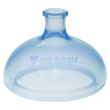 US baby 優生 矽晶拍背拍痰器 特殊空心圓弧罩造型 醫療用品級白金矽膠  1個  藍色
