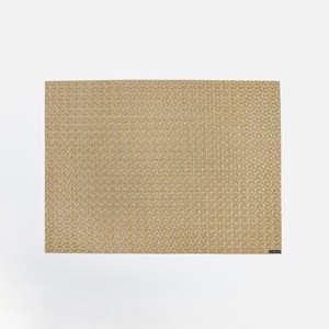 Chilewich 摺紙餐墊36x48cm蜂蜜金棕色