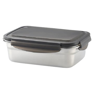 Ho覓好物 304不銹鋼長形保鮮盒 1800ml 密封防漏 高效保鮮 耐用防摔  JP-2530 L(23 x 18 x 8cm)  1個