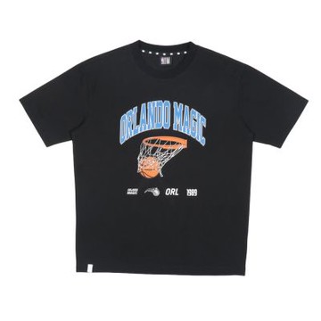 NBA 落肩 籃球印花 短袖上衣 魔術隊 3525101020