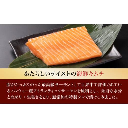 ふるさと納税 北海道 登別市 とろとろサーモン地獄漬100g×3個