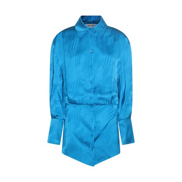 The Attico - Light Blue Viscose Sylvie Dress