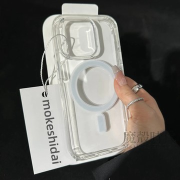 透明殼 磁吸無線充 適用 蘋果 iPhone 17 16 15 14 13 12 Pro max 手機殼 防摔殼 保護殼