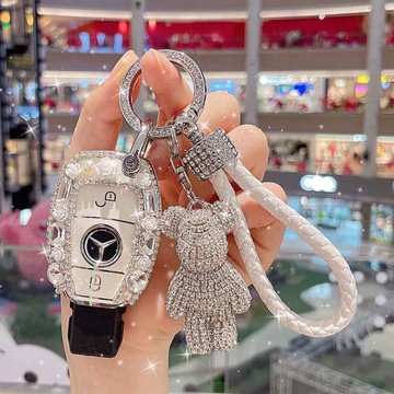 適用奔馳gla200鑰匙套2鍵B級b180包大G扣g350高端g500殼gla220glc