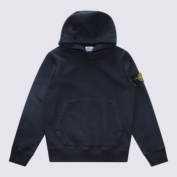 Stone Island Navy Blue Cotton Sweatshirt