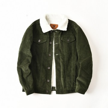 復古羊羔毛燈芯絨外套 / 保暖加厚 / 5色 / S到2XL【QTJBY1895】