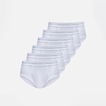 GIORDANO 男裝全棉柔軟透氣三角內褲(六件裝)【雙色任選】