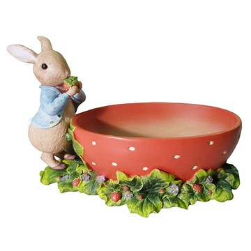 【 Peter Rabbit 比得兔】比得生活館｜英國正版授權｜ 比得兔大草莓置物盒