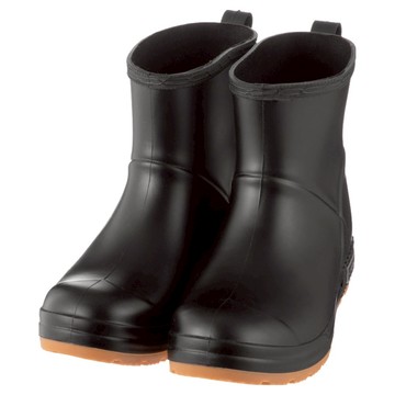 CARET 男女通用短筒基本款雨靴  黑色  250