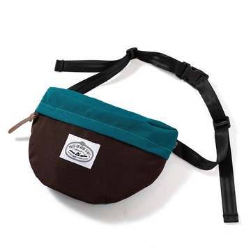 日本限定POLER Mystery Waist Pouch 探索漫遊隨身包 / 藍綠*棕