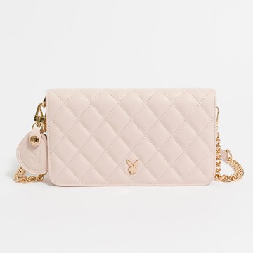 PLAYBOY - 斜側背包 Playful系列 - 粉色/542-5601-12-7