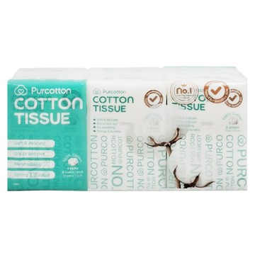 Purcotton 全棉時代 100%純棉乾濕兩用巾 旅行包 21 x 21cm 8張  6包  1袋