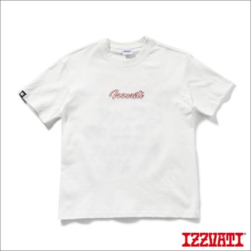 IZZVATI-微笑花仙人掌短T-白