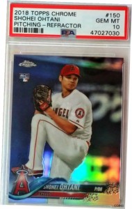 トレーディングカード Shohei Ohtani 2018 Topps Chrome Refractor RC