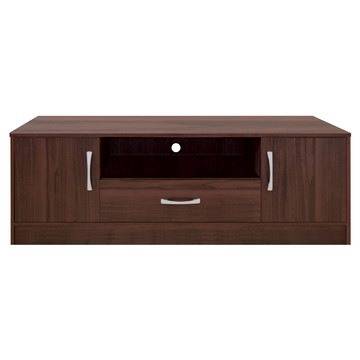 《HOPMA》現代二門一抽電視櫃 台灣製造 視聽櫃 電器櫃 展示架 收納櫃 儲藏櫃-胡桃木