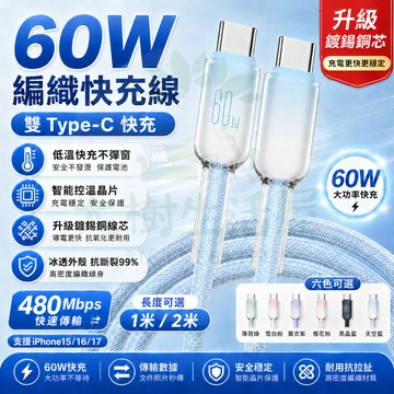 台灣秒出🔥 PD充電線 Type-C充電線 i17充電線 傳輸線 編織線 Type-C充電線 PD快充線 適安卓 蘋果