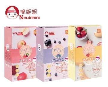Nnutrinini脆妮妮 瑞思米條-3種口味可選｜米果條【六甲媽咪】