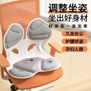 坐墊辦公室久坐不累神器人體工學椅矯正座椅一體護腰座椅墊靠背