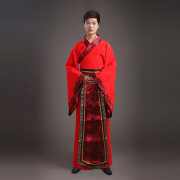 古裝唐裝古代漢服大臣演出服戲服俠士古攝影丞相諸葛亮皇帝服裝男