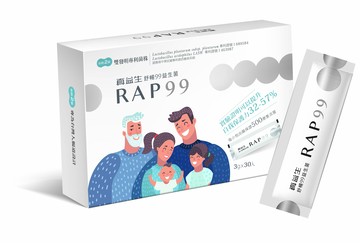 【真益生】500億活菌提高保護力改善消化道RAP99益生菌正盒30入