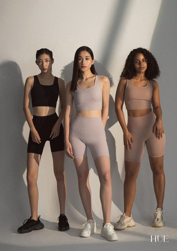 HUE 美膚除臭修身單車褲