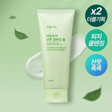 Shingmulnara Young Green Tea Refreshing Foam Cleanser 150ml (SINGLE/SET)