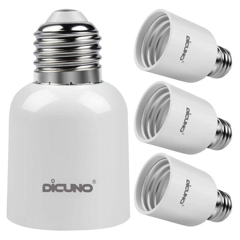 DiCUNO E26→E39 口金変換アダプター 電球ソケット 最大仕事率300w 165