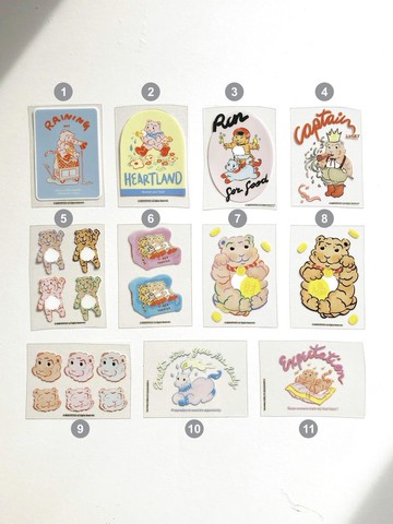 感壓防水水晶轉印貼紙 | 11款