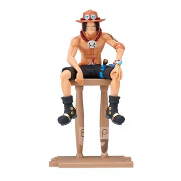 萬代正版 眼鏡廠海賊王 GRANDLINE 偉大航路 坐姿 艾斯 景品手辦