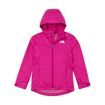 the north face 童 連帽風衣紫紅7wpw/連帽衝鋒衣/兒童外套
