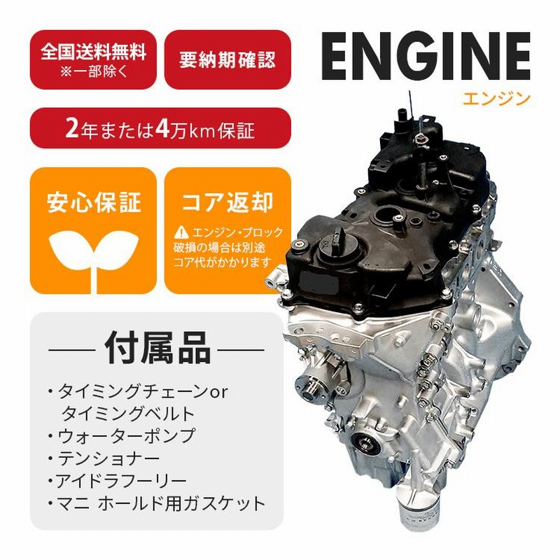 金額確認専用 国産リビルト) エブリィ DA64V K6A ノンターボ用 リビルトエンジン 2年