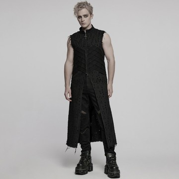 異教徒兄弟會做舊工藝長馬甲 / 外套