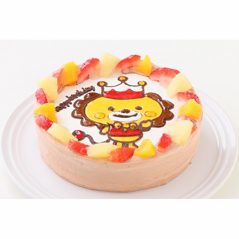 キャラクターケーキ チョコ生クリーム 4号 12cm フルーツのトッピングはありません 通販 Lineポイント最大3 0 Get Lineショッピング