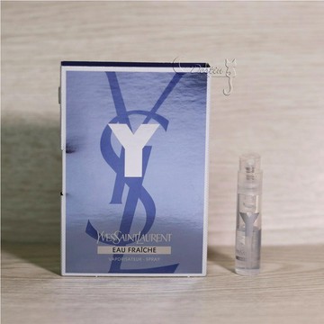 YSL 聖羅蘭 Y EAU FRAÎCHE 男性清香水 1.2ml 可噴式 試管香水 全新