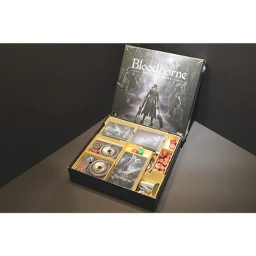 【桌遊侍】血源詛咒：卡牌版 烏鴉盒子《免運》正版實體店面快速出貨.木盒.收納.支援厚套.免膠組裝.桌遊收納盒
