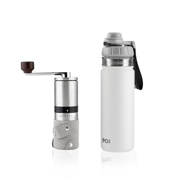 PO: 丹麥手沖咖啡二件組(咖啡磨2.0/醇泡保溫杯-共2色)