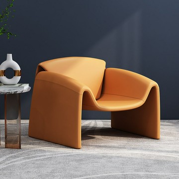 附發票 廠家直銷 意式單人沙發輕奢椅子網紅客廳簡約設計師款現代螃蟹椅陽臺小沙發