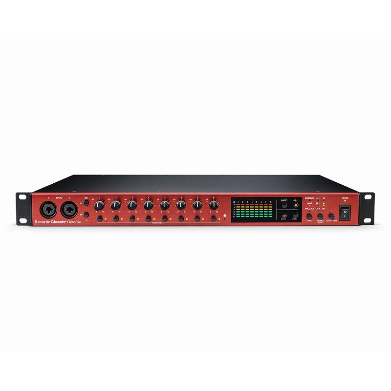 Focusrite Clarett  OctoPre 8-IN   8-OUT ADAT PREAMP (ADAT マイクロフォンプリアンプ)