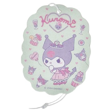 KUROMI 酷洛米 三麗鷗香氛卡 SYBK70-3 8 x 6cm 酷洛米綠色 14歲以上適用 2個  1組  鼠尾草