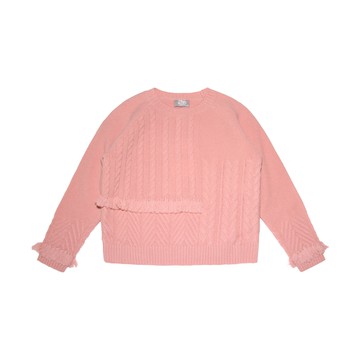 Il Gufo - Powder Pink Virgin Wool Sweater